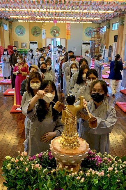 The Vesak Great Ceremony at Hoang Phap Temple in Jeonju City - South Korea